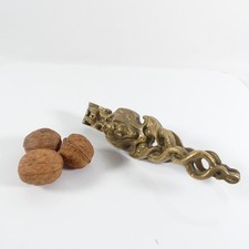 antiker Bronze Nussknacker mit Gesicht