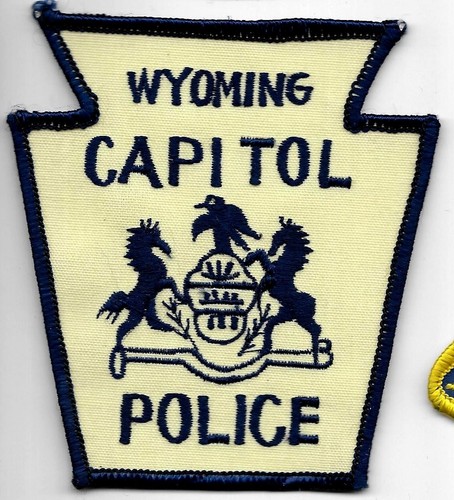 Capitol police patch wyoming - police,