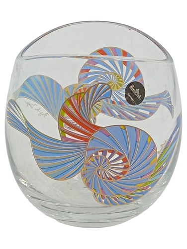 Rosenthal glas vase spiralen - glas,