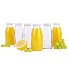 6er Set Saftflaschen 250 ml