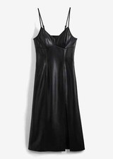 Lederimitat kleid 36 - lederimitat-kleid,