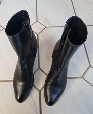 307I) Maripe Leder  Stiefeletten  Schuhe  Schwarz    Größe 40 EUR    Sehr gut