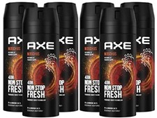 Axe Bodyspray Moschus/Musk ohne Aluminiumsalze 6x 150 ml Männerdeo Deodorant