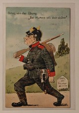 AK Humor Militär Karikatur
