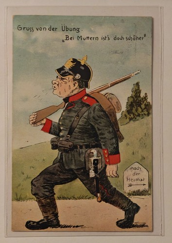 Humor militär karikatur - ak,
