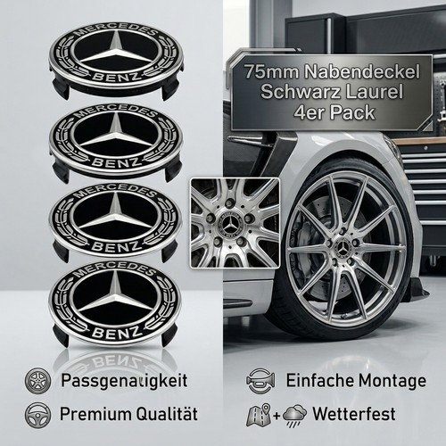 4er pack 75mm nabendeckel - pack,