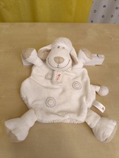 Schmusetuch Kuscheltuch Nicotoy C&A Schaf Lamm selten Schnuffeltuch weiß beige 