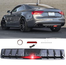 Heckdiffusor mit LED Licht Diffusor Lippe Heckansatz für Audi A5 B8 mit S-Line