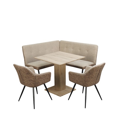 Sitzgruppe taupe antikbraun - sitzgruppe, taupe/antikbraun