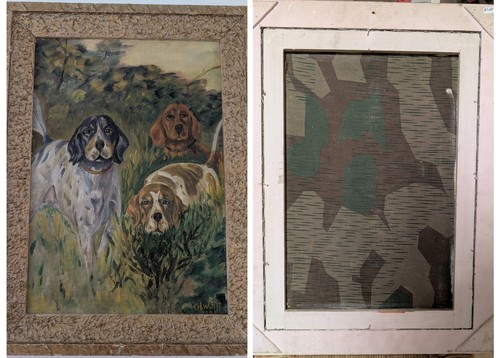 Gemälde jagdhunde setter - gemälde,