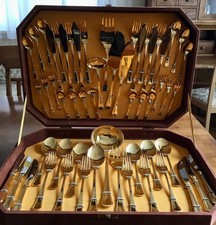 Goldbesteck Planeta 56 Teile