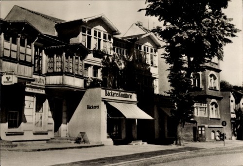 Ostseebad ahlbeck auf - ak,