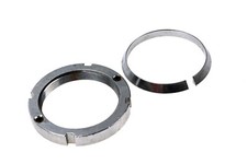 Fahrrad Gegenplatte Tretlagergehäuse für Kardanantrieb Silber 