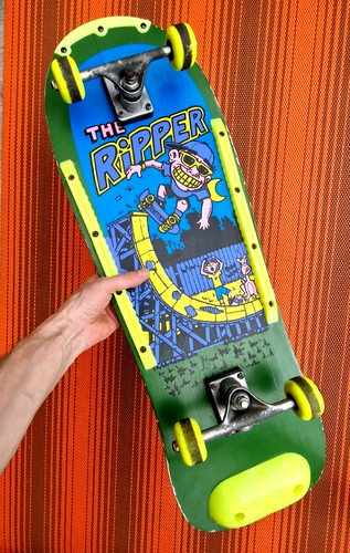 Vintage the ripper skateboard - vintage,