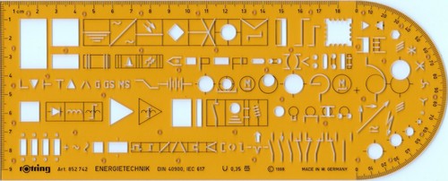 Zeichen schablone rotring - schablone,