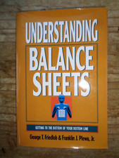 UNDERSTANDING BALANCE SHEETS GEORGE T. FRIEDLOB FRANKLIN J. PLEWA HARDBACK BOOK