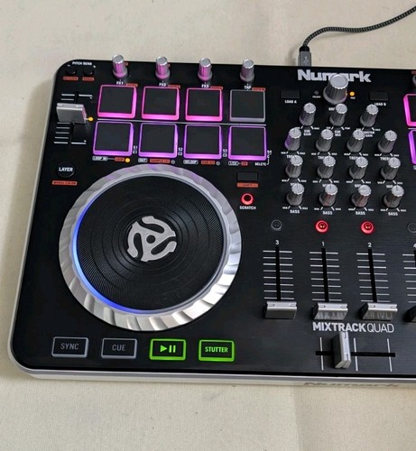 Numark mixtrack quad deck - mixtrack,