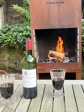 Gartenkamin & Grill, Cortenstahl von Westmann