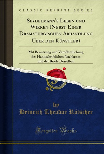 Seydelmann leben und - und, wirken
