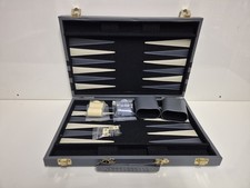 Brettspiel Backgammon im Koffer Gesellschaftsspiel neuwertig und vollständig!