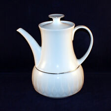 Thomas Lanzette Platinrand Kaffeekanne mit Deckel 19 cm neuwertig