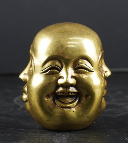 Gesichter messing 4 - gesichter,