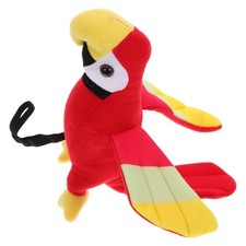 Plüsch Papagei auf der Schulter, Piraten Zubehör für Kinder, Requisite, gefü