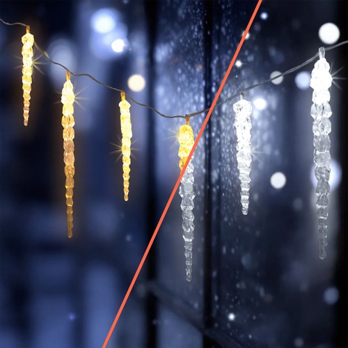 Eiszapfen licht deko led - eiszapfen,