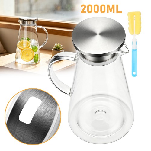 Glaskaraffe borosilikat - 2l, –