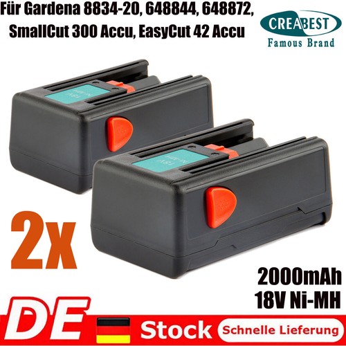 Akku 2ah für gardena 8834 - akku,