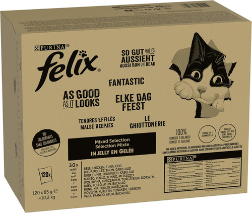 Felix katzenfutter nass - nass, in