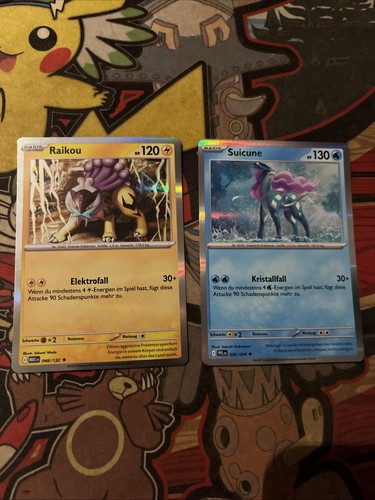 Pokémon karten holo duo set - karten,