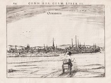 Osnabrück Niedersachsen Gesamtansicht Kupferstich Bertius 1616 327531