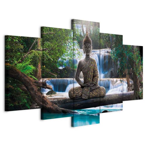 Buddha vlies leinwandbild - buddha,