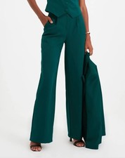 Grüne Hose Mit Weitem Bein Von Trendyol In Gr. 38, Neu