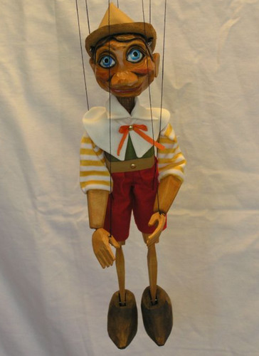 Czech folk art marionette - czech,