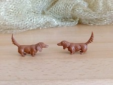 Dackel Magnet Hunde selten Teckel 3x5cm Vintage DDR ??  Spielzeug Kunststoff 