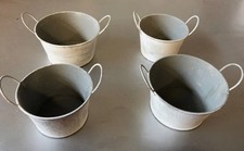 4er Pflanze Gefäß Shabby