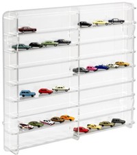 SORA Modellvitrine mit transparenter Rückwand für 1:87 Modellautos und Trucks