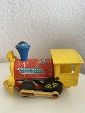 Original fisher price toy Lok Eisenbahn Nr. 643 60er Jahre Kinderspielzeug USA