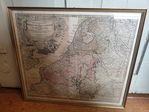 Kupferstich landkarte belgien - kupferstich,