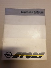 Opel Sportteile Katalog Ascona 400 Manta 400 Kadett D