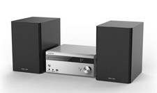 Grundig CMS 4000 BT DAB HiFi System silber, Kompaktanlage, Bluetooth, DAB+, FM