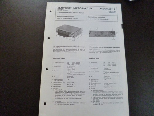 Original service manual - original,