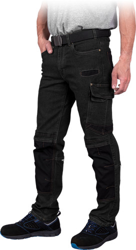 Jeans arbeitshose blau - jeans-arbeitshose, (blau