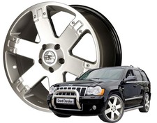 6x Alufelgen 9x22 passend für