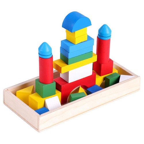 Holz kinder bausteine - kinder,