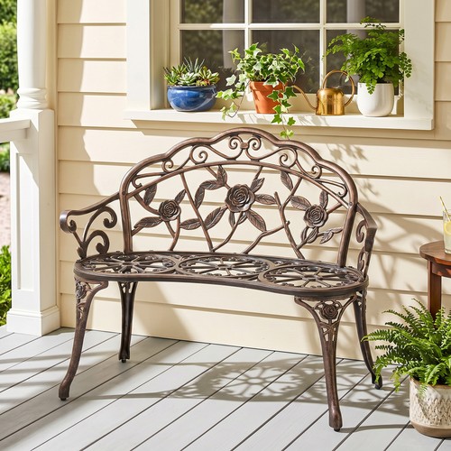 Outsunny gartenbank sitzer - outsunny, 2-sitzer