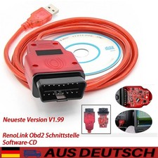Latest Version V1.99 Renolink OBD2 Für Ren-ault ECU Programmer Key Coding Suite