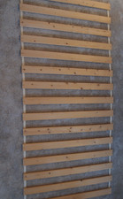 sehr stabiler Lattenrost (Rollrost), 90x200, Möbelum Naturholz, 15 Latten Fichte